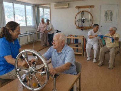Terapia de rehabilitación física en centro especializado en Alzheimer con atención personalizada