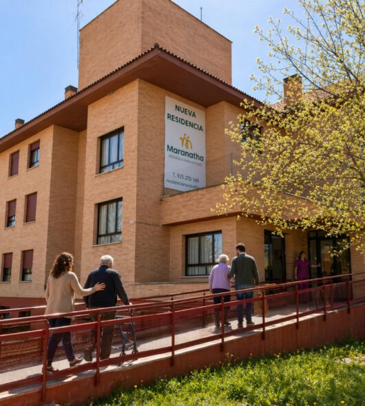 rentrada residente y familares residencia alzheimer Toledo